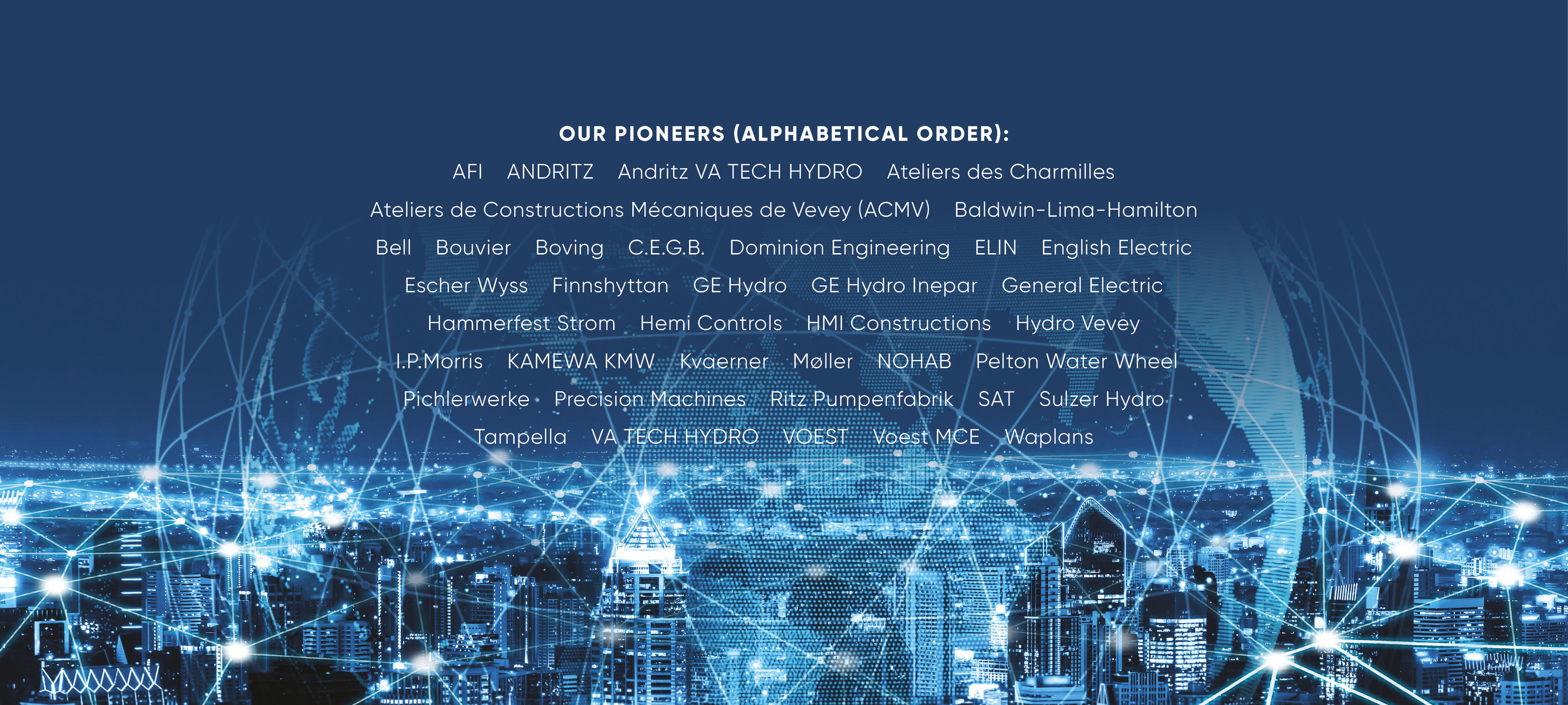 hy-pioneers-history ANDRITZ HYDRO pioneering companies