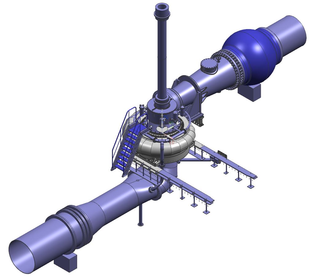 Double-stage vertical pump