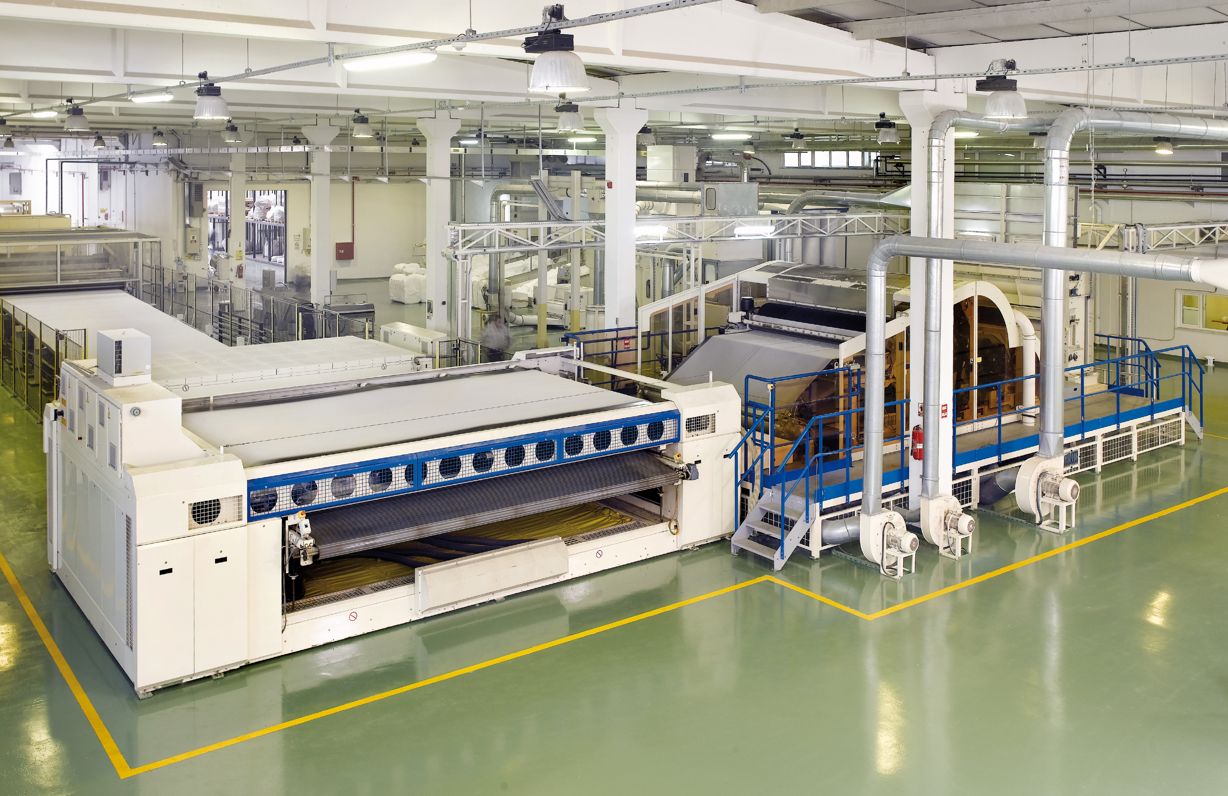Batt forming line with eXcelle range of machines Batt forming line