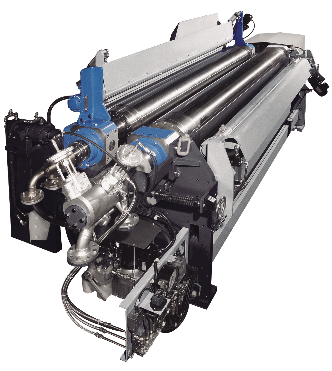 oi-nonwoven-neXcal-sizer neXcal sizer in horizontal roll arrangement