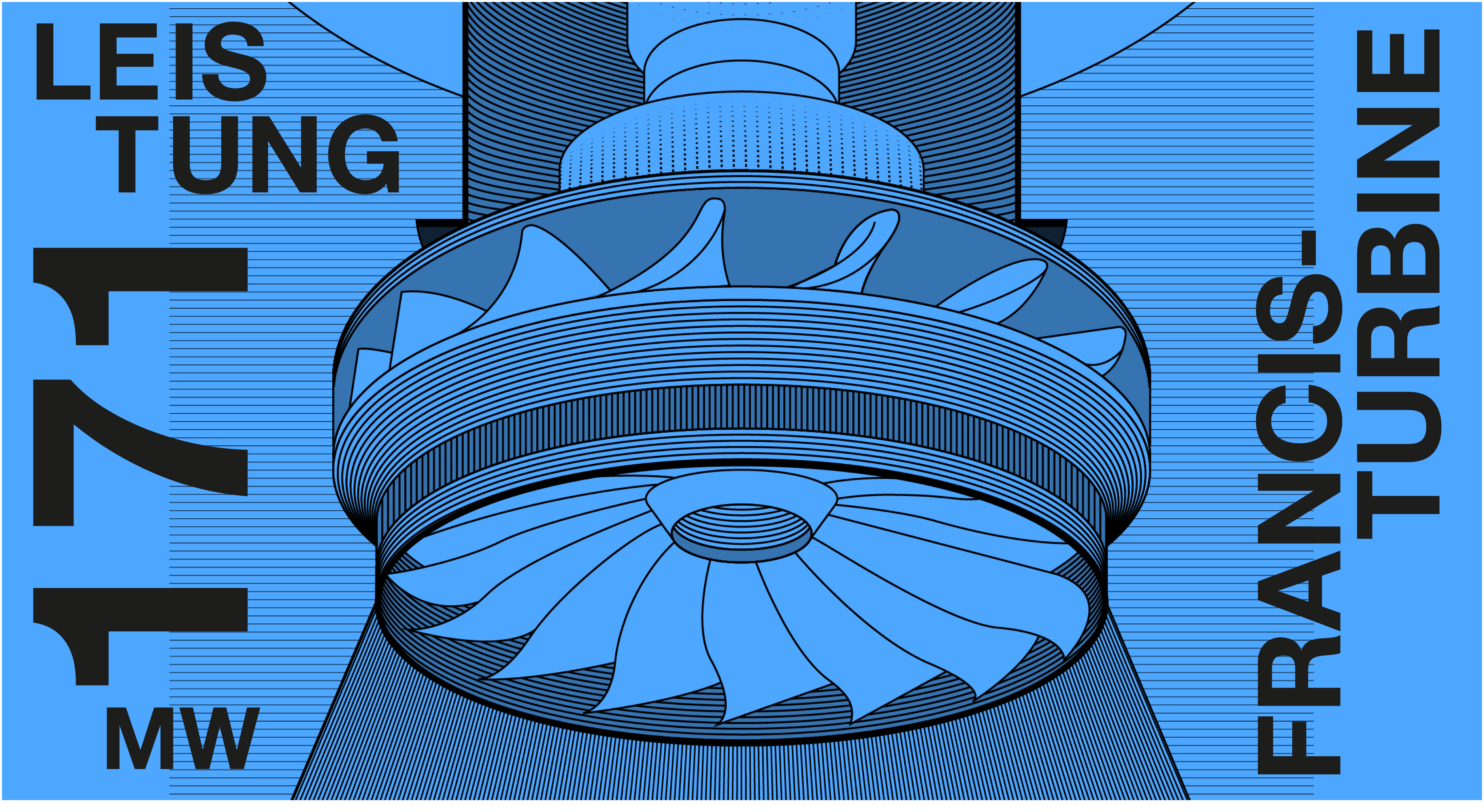 Francis Turbine Leistung 171 MW