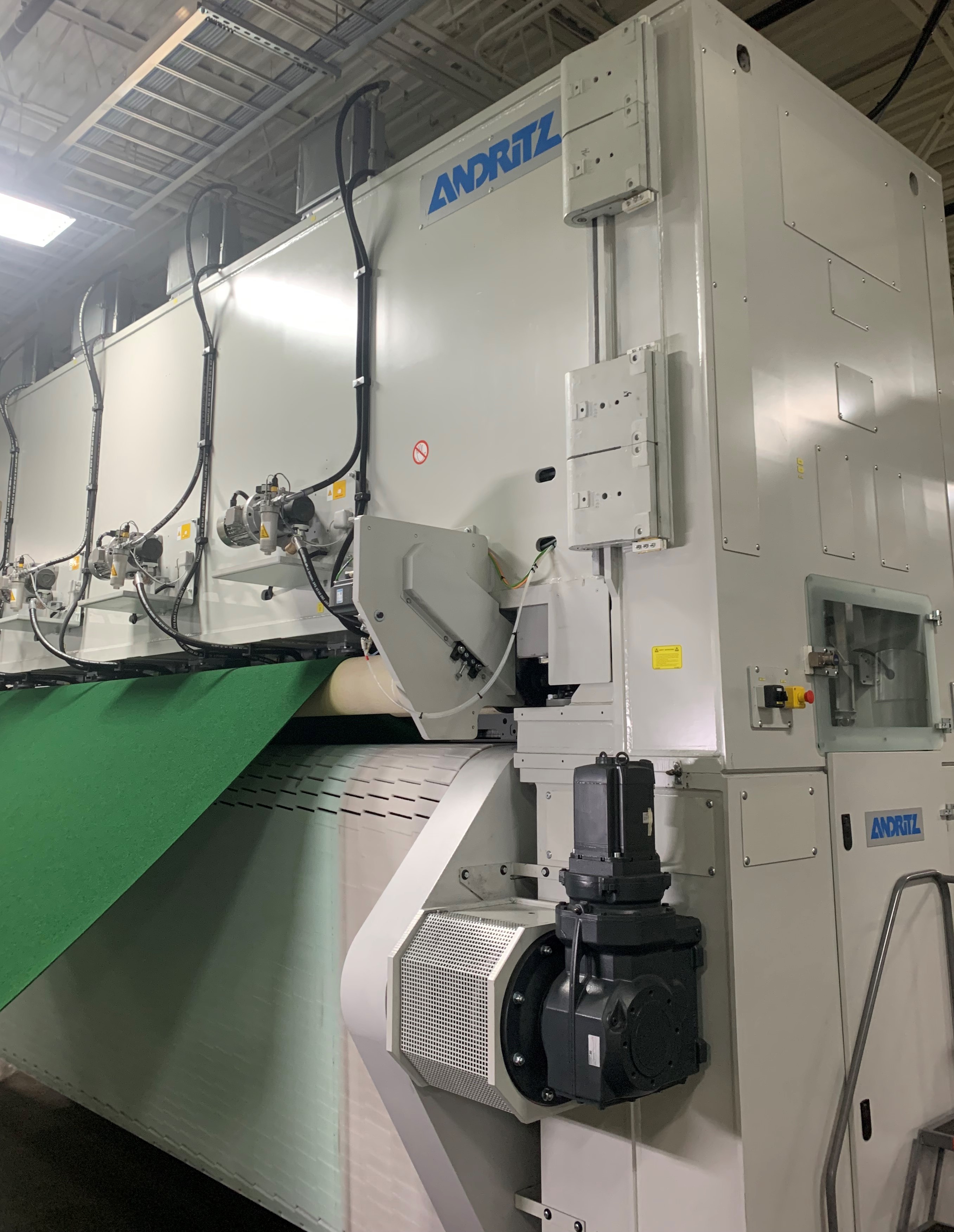 ANDRITZ SDV velour loom in operation at Foss Floors, Rome (USA)