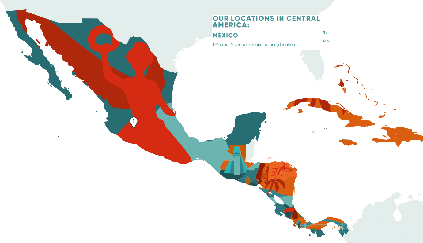 Mexico, Central America and The Caribbean