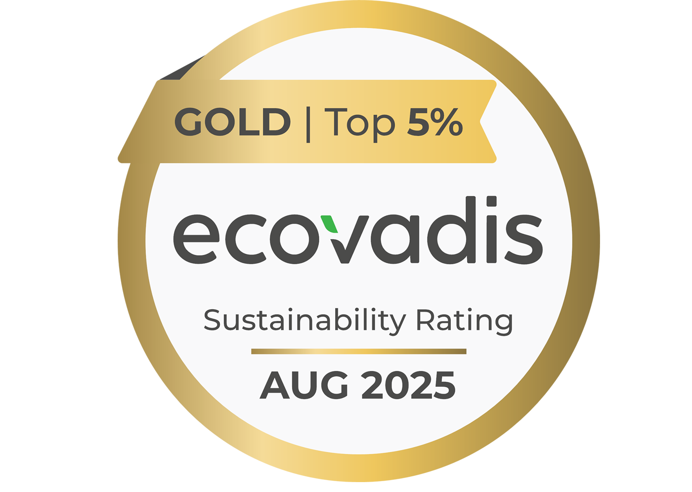 EcoVadis Gold Medal