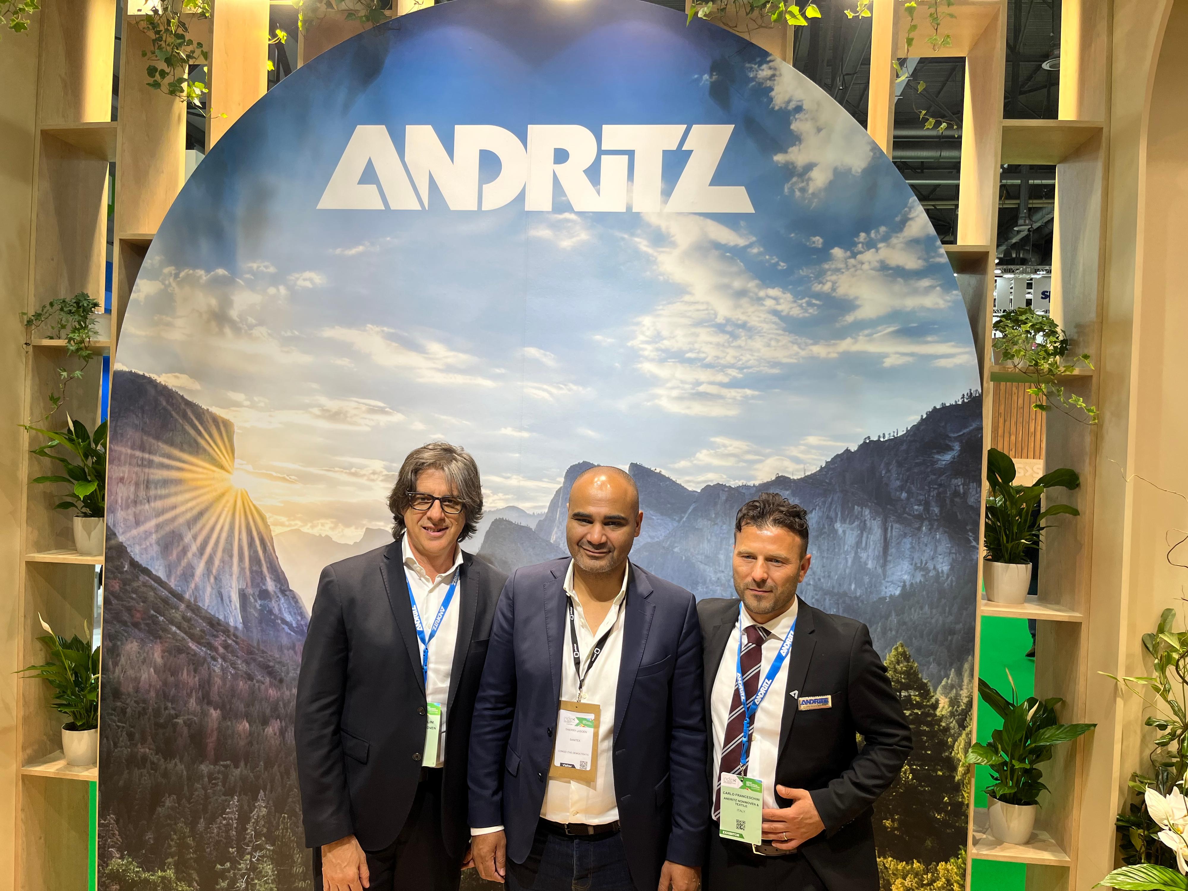 Sanitex hygiene line order image from ANDRITZ