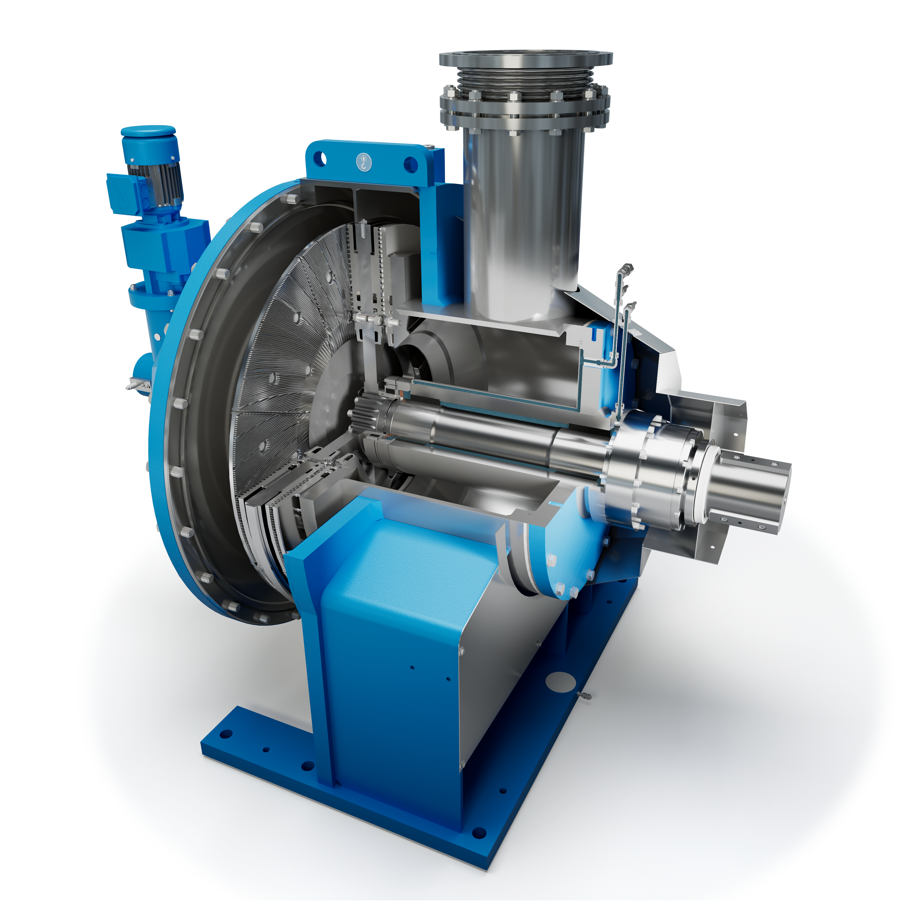 TwinFlo Prime refiner – in the open position