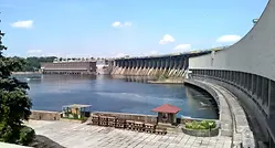 Hydroelectric power plant Dnipro 1, Ukraine