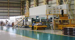 Black cutting line for the automotive industry 