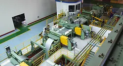 PPL exit section with looper, side trimmer, and inspection table