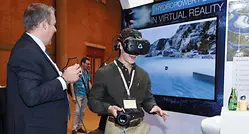 view a Hydropower plant in the virtual reality