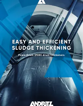 PowerDrum drum thickener – Efficient sludge thickening solution