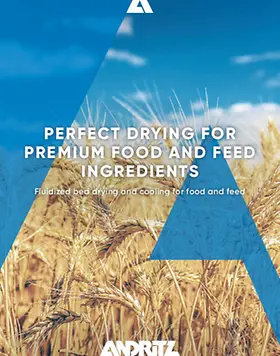 Fluidized bed drying and cooling for food and feed