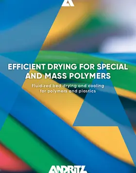 Fluidized bed drying and cooling for polymers and plastics