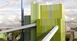 PowerFluid circulating fluidized bed boiler, Maxau, Germany