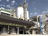 Lime kiln from the side