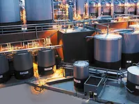 Evening shot of recausticizing plant