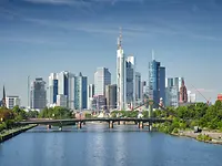 Panorama of a city in Germany