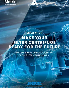 addIQ control system for filter centrifuges