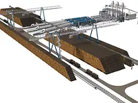 Grane operated log yard0