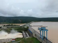 Jebba hydroelectric power plant on the Niger River