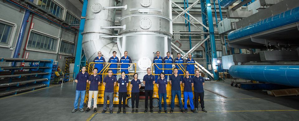 Largest SeaSOx hybrid scrubber installed at Chengxi shipyard