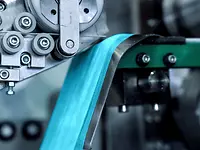 Applying and folding nose pieces