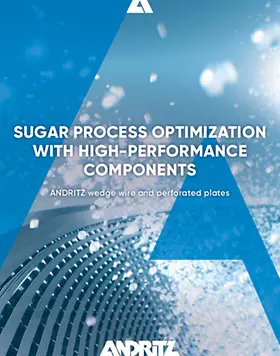 Wedge wire components for sugar industry
