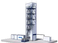 Overall layout of the CO2 capture plant