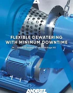 ANDRITZ Screen Scroll Centrifuge HX – Flexible Dewatering with Maximum Uptime