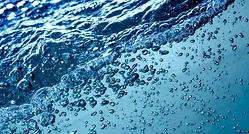 bubbling water
