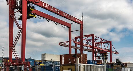 Austria, Linz Harbor