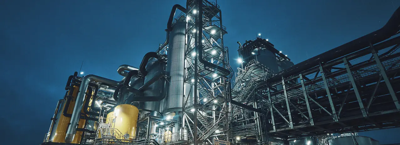 Evaporation plant at the UPM Paso del los Toros mill in Uruguay