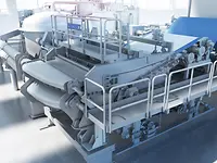 Wetlaid forming (double-layer-system)