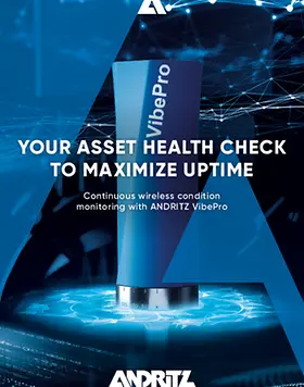 ANDRITZ VibePro – Wireless Condition Monitoring for predictive maintenance