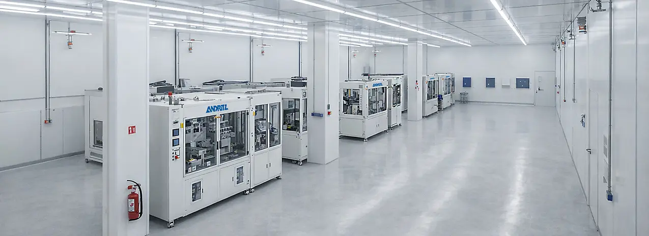 The Solith Pilot Line from ANDRITZ Sovema, for the production and processing of battery cells.