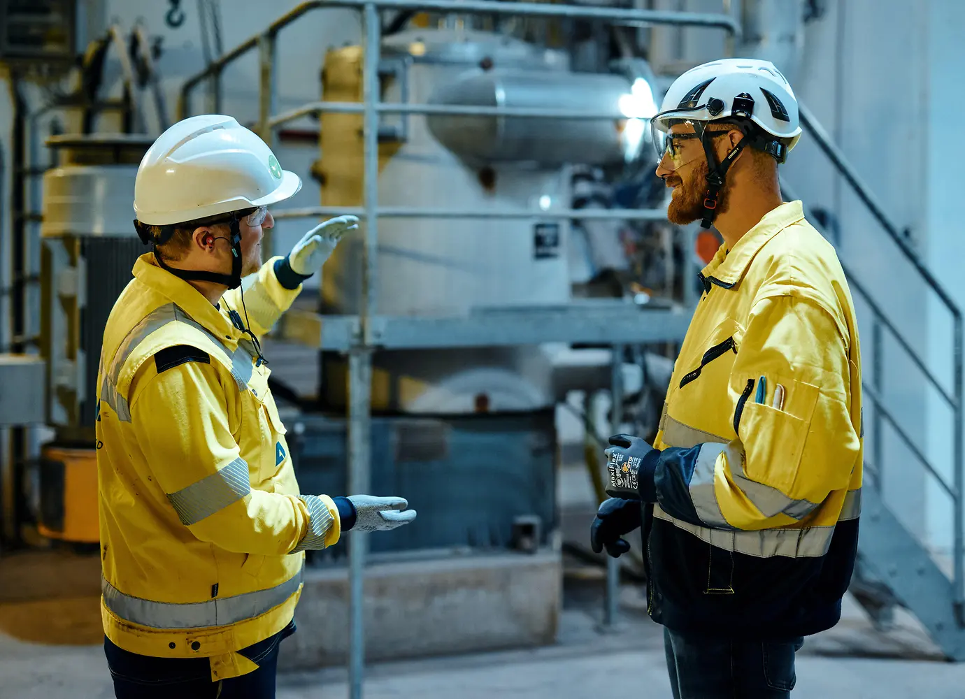 Florian Lingauer, Product Manager, Screening, ANDRITZ and Patrick Stoschek, Production Manager, Carl Macher